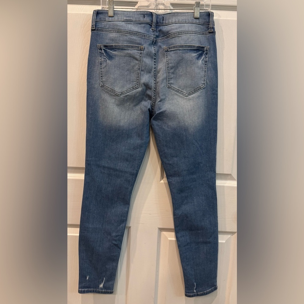 Eunina Bella Womens Super High Rise Skinny Ankle Jeans Size 13 Stretch - Picture 2 of 8